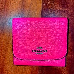 REAL Pink Coach mini wallet